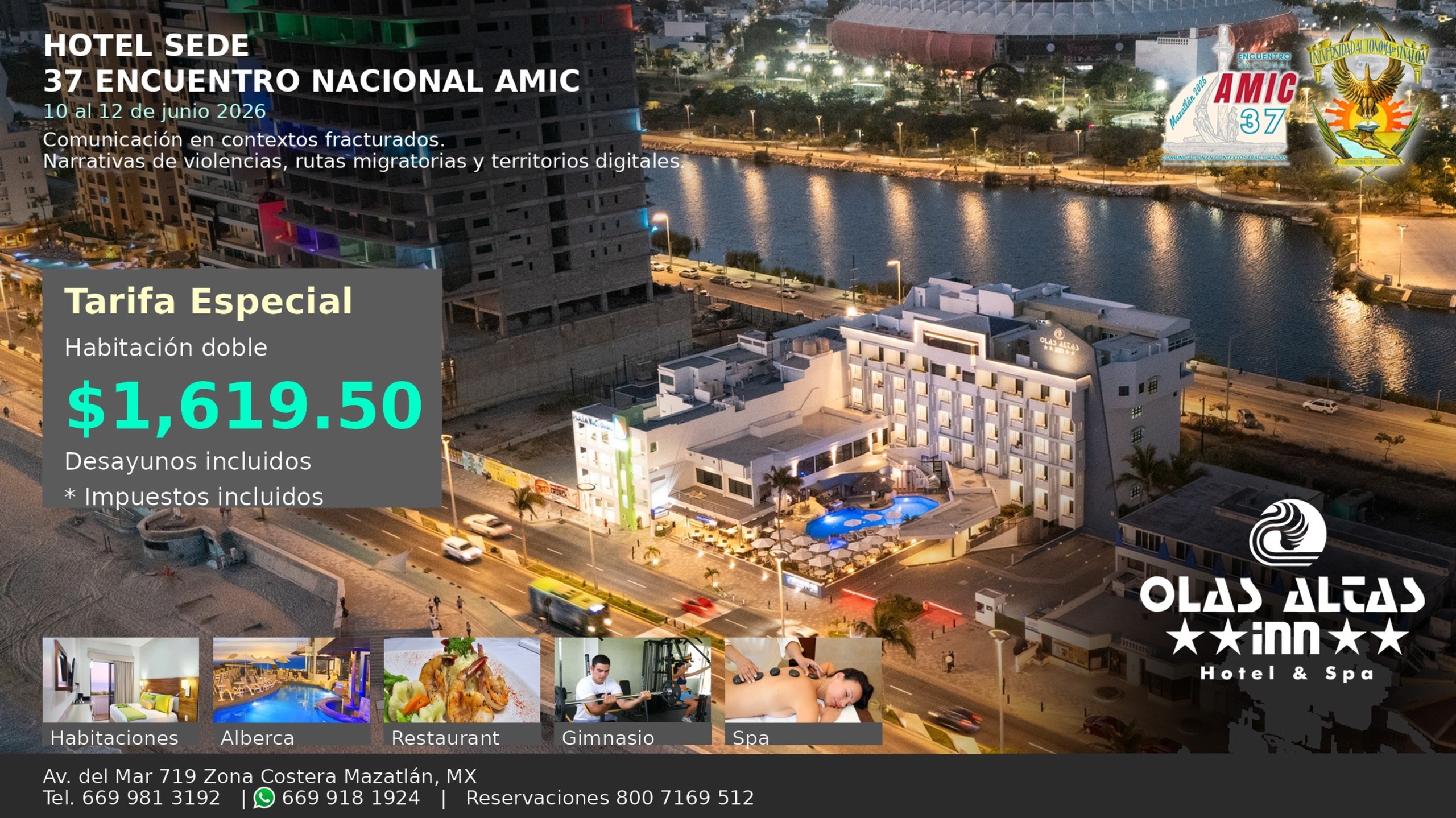 Hotel Olas Altas Inn - Sede AMIC 37
